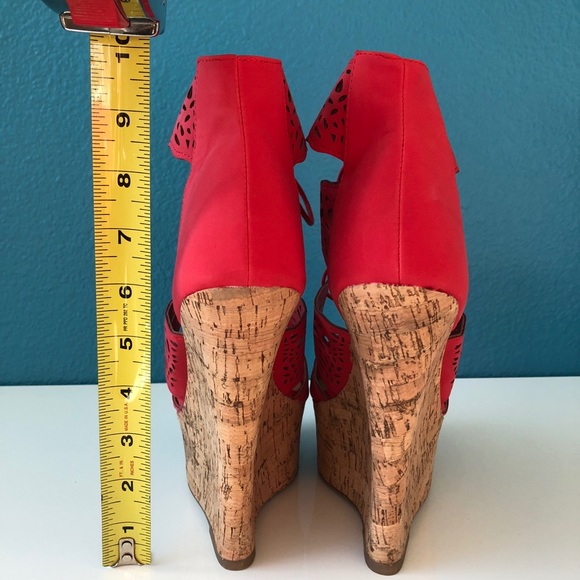 Lace-up wedges Sz 8.5 - Picture 4 of 8